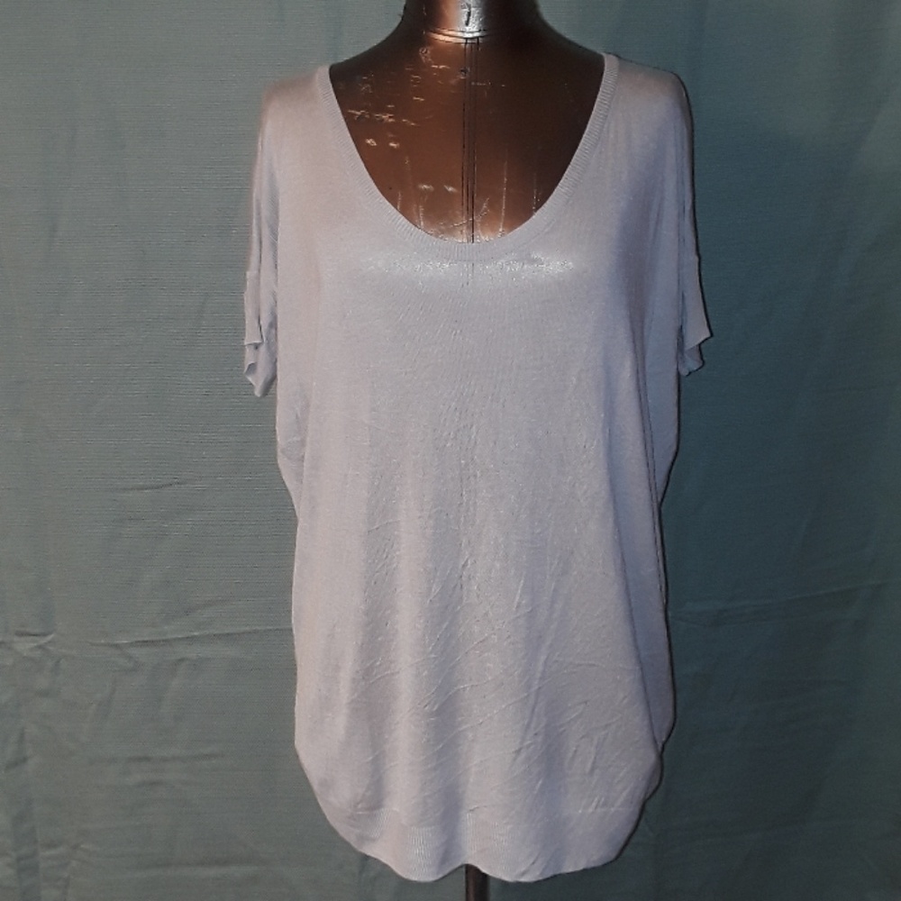 ** Gap Casual Pure Wide Neck Jersey Sweater Khaki